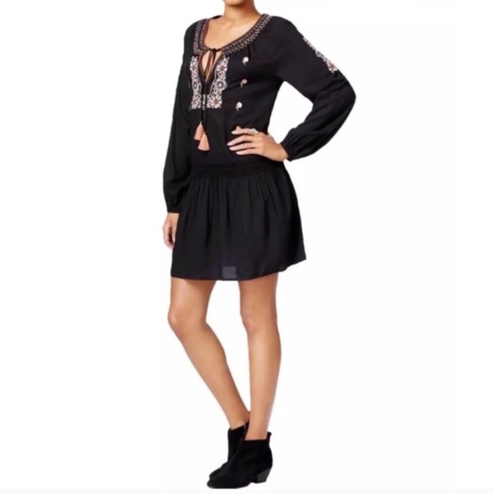 Sanctuary  Anthro Freya Embroidered Boho Dress